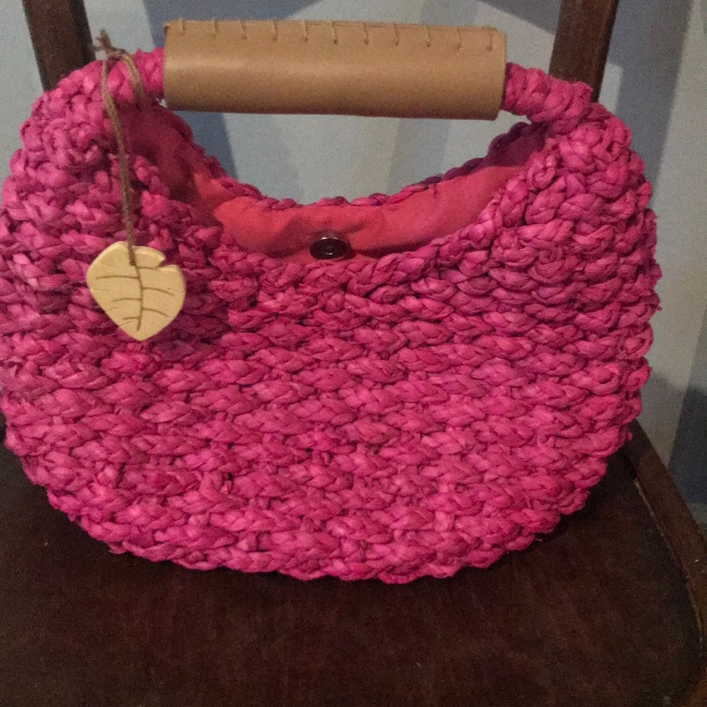Woven handbag